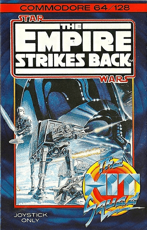Star Wars The Empire Strikes Back box art for Commodore 64